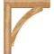 Ekena Millwork Thorton Block Rough Sawn Bracket w/ Offset Brace, Western Red Cedar, 8"W x 38"D x 44"H BKT0806X38X44THR05RWR - alternate 3